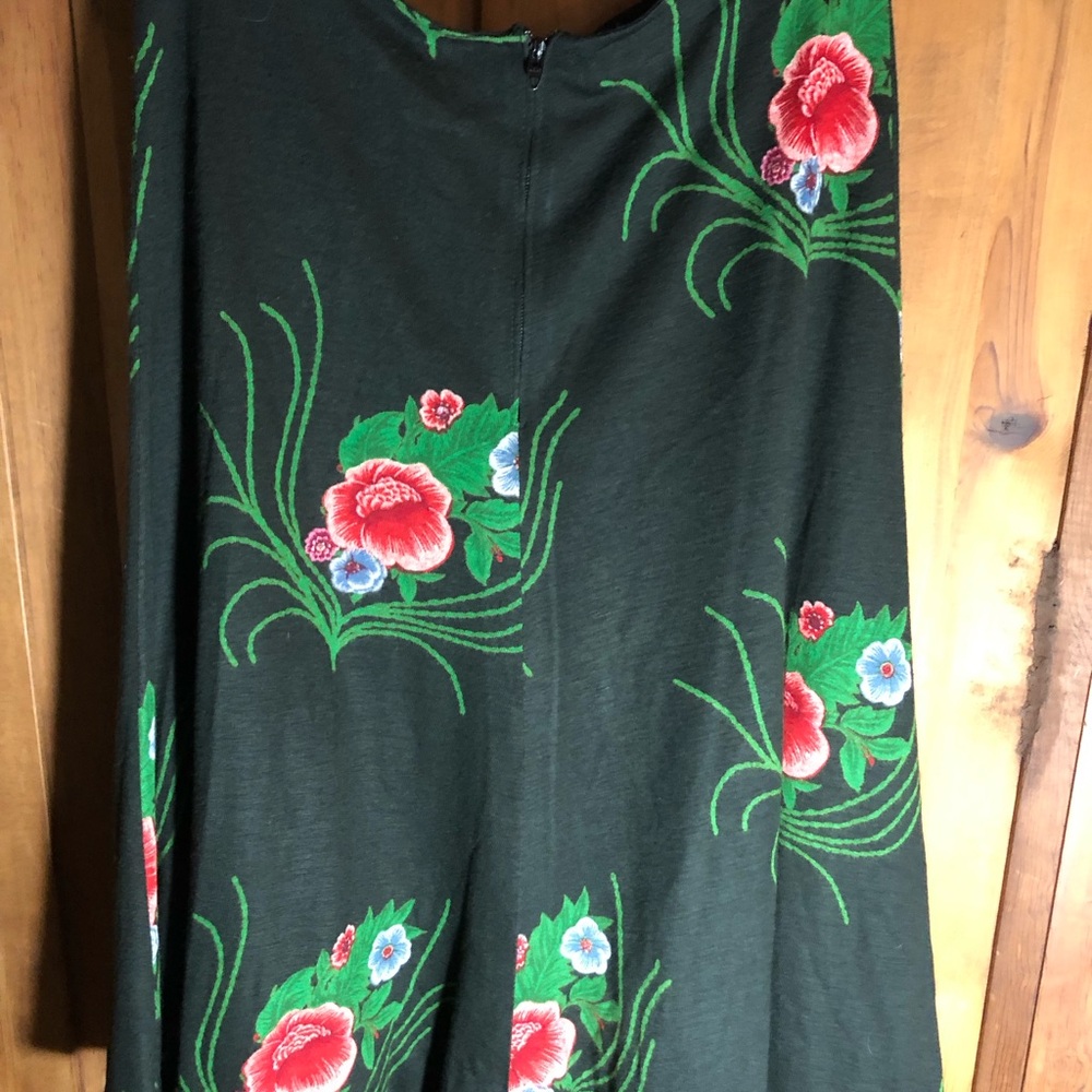 Vintage Floral Patterned Women's Skirt